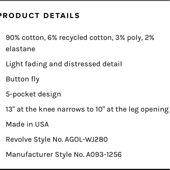 Agolde Nico High Rise Slim Blue Jeans in Retreat Wash / Size 27 - Picture 8 of 8